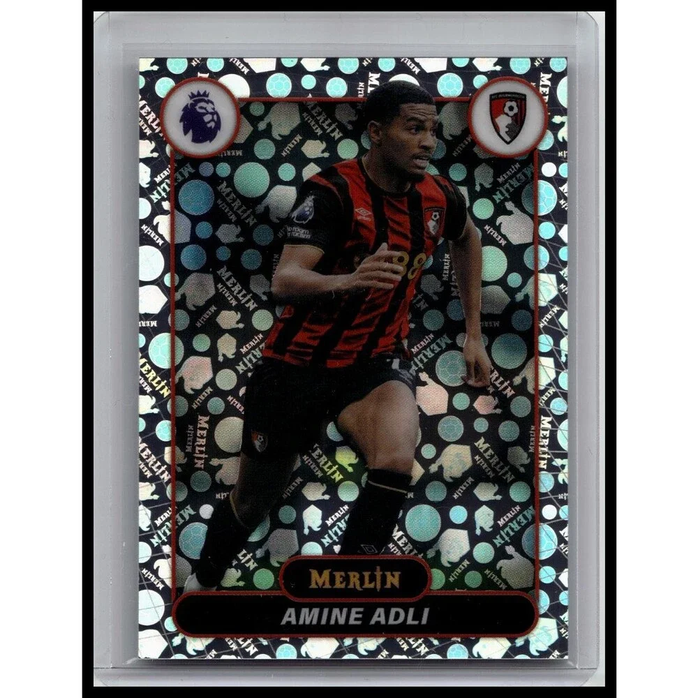 Amine Adli #8 AFC Bournemouth Vintage Merlin Refractor Base